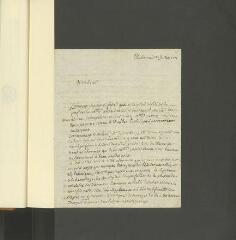 24 vues  - Mallet du Pan, [Jacques]. 6 lettres autographes signées à Henri Rieu. - Lieux divers, 1771-1785 (ouvre la visionneuse)
