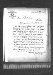 5 vues Montessus De Ballore, F[ernand] de. Lettre autographe signée à Louis Soret.- Nîmes, 3 juin 1886