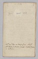 22 vues  - Journal : voyage à Milan, juin - août 1813 + note, 1814 (ouvre la visionneuse)