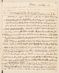 31 vues  - Picot, Jean. 8 lettres autographes signées à Pyrame de Candolle. - Frontenex, Genève, 3 juillet 1797 - octobre 1801. (Avec adresses) (ouvre la visionneuse)