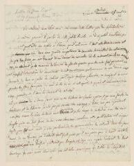 4 vues  - Picot, Jean. Lettre autographe non signée à Augustin Pyrame de Candolle (1778 - 1841). - Genève, 1804. (Avec adresse) (ouvre la visionneuse)