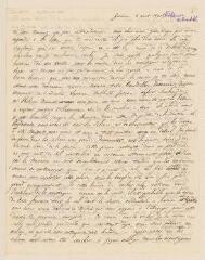 4 vues  - Candolle, Alphonse de. Lettre autographe signée à Eugène Picot. - Genève, 8 août 1825. (Avec adresse) (ouvre la visionneuse)