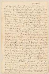 2 vues Prevost, Pierre. Lettre autographe signée à son père Abraham Prevost.- Valencienne, 6 mai 1773