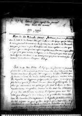 43 vues Prevost, Pierre. Extraits par copie d'un journal.- 1771-1772