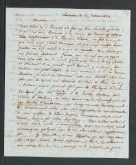 4 vues  - Develey, Emmanuel. Lettre autographe signée adressée à Bénédict Prevost.- Lausanne, 10 juillet 1803 (ouvre la visionneuse)
