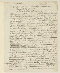 2 vues Prevost, Pierre. Minutes ou copies de lettres à Joseph-Jérôme de Lalande.- 1798