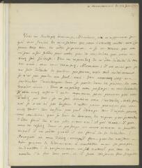 4 vues Rousseau, Jean-Jacques. Lettre autographe à Théodore Tronchin.- 23 juin 1759.