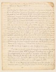 8 vues Warens, Françoise-Louise-Eléonore de La Tour, baronne de. Lettre (copie) à Monsieur Favre.- 1739 - 1740.