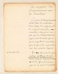26 vues Du rapport des tempéraments avec les caractères; Observations sur ce que Freind a dit du pouls et de la transpiration; Observations sur Freind et Boerhave, à l'égard du tempérament.- [1745 - février ou mars 1751].