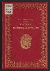 57 vues  - Rousseau, Jean-Jacques. Manuscrit autographe de la Lettre V des \'Lettres écrites de la montagne\'.- octobre 1763 - mai 1764. (ouvre la visionneuse)