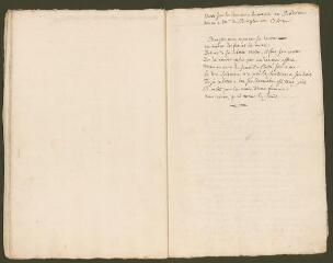 1 vue  - \'Vers sur le commandement en Bohème donné à M. de Broglie en 1742\' (ouvre la visionneuse)
