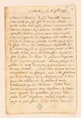 4 vues  - Rousseau, Jean-Jacques. Copie d\'une lettre à Jean-Jacques de Luze (copiste inconnu).- [vers 1780?] (ouvre la visionneuse)