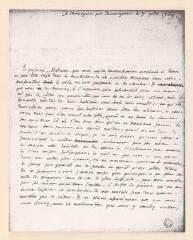 6 vues Rousseau, Jean-Jacques. Photocopie d'une lettre autographe non signée à Louise-Rose de La Chaussade, comtesse de Berthier.- 7 décembre 1769.