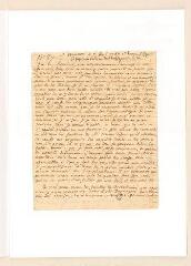 2 vues Rousseau, Jean-Jacques. Lettre autographe signée à Pierre Guy.- 7 février 1767.