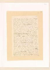 2 vues Rousseau, Jean-Jacques. Brouillon autographe d'une lettre à Emmanuel Christoffel Klüpffel.- 23 mai 1765.