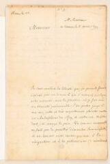 8 vues  - Rousseau, Jean-Jacques. Lettre autographe signée à Jean-Gabriel de La Porte Du Theil.- 8 août 1744. (ouvre la visionneuse)