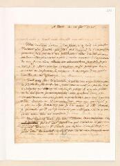 4 vues  - Rousseau, Jean-Jacques. Lettre autographe signée à Jean Perdriau.- 20 février 1755. (ouvre la visionneuse)