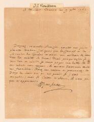 6 vues Rousseau, Jean-Jacques. Lettre autographe signée à Firmin Abauzit.- 9 décembre 1764.