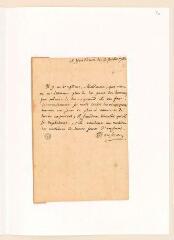 4 vues Rousseau, Jean-Jacques. Lettre autographe signée à Claire Cramer, née Delon.- 2 j uillet 1762.