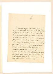 2 vues  - Rousseau, Jean-Jacques. Lettre autographe non signée à Renée-Caroline de Froullay, marquise de Créqui.- [été 1752 ?] (ouvre la visionneuse)