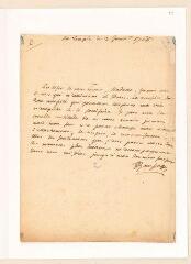 4 vues  - Rousseau, Jean-Jacques. Lettre autographe signée à Renée-Caroline de Froullay, marquise de Créqui.- 3 janvier 1766. (ouvre la visionneuse)