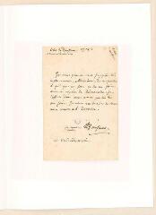 4 vues Rousseau, Jean-Jacques. Lettre autographe non signée à Jacques-François Deluc.- [19 ou 26 juillet 1754 ?]