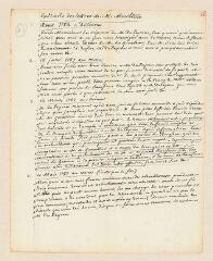 2 vues  - Moultou, Paul-Claude (de la main de Samuel De Tournes). Extraits de lettres de M. Moultou.- juillet 1801 - octobre 1801 [?]. (ouvre la visionneuse)