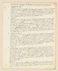 4 vues  - Tournes, Samuel de. Extraits des ouvrages de Rousseau où il parle de ses parents.- juillet 1801 - octobre 1801 [?]. (ouvre la visionneuse)