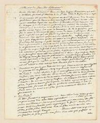 4 vues  - Tournes, Samuel de. Note sur la famille Levasseur.- juillet 1801 - octobre 1801 [?]. (ouvre la visionneuse)