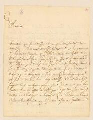 4 vues  - Levasseur, Marie-Thérèse. Lettre non autographe signée à la Société typographique de Genève.- 15 février 1783. (ouvre la visionneuse)