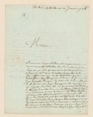4 vues  - Levasseur, Marie-Thérèse. Lettre non autographe signée à Pierre Boin, \'de la ci-devant Société typographique de Genève\'.- 13 janvier 1784. (ouvre la visionneuse)