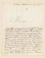 4 vues  - Levasseur, Marie-Thérèse. Lettre non autographe signée à Pierre Boin, \'de la ci-devant Société typographique de Genève\'.- 30 mai 1785. (ouvre la visionneuse)
