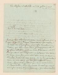 4 vues  - Levasseur, Marie-Thérèse. Lettre non autographe signée à Pierre Boin, \'de la ci-devant Société typographique de Genève\'.- 28 novembre 1786. (ouvre la visionneuse)
