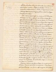 4 vues  - Du Peyrou, Pierre-Alexandre (de la main de Guillaume-Simon Jeannin). Projet de déclaration contre le libraire Boubers.- septembre 1779. (ouvre la visionneuse)