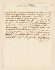 4 vues  - Girardin, René-Louis de. Lettre autographe signée à MM. de la Société typographique de Genève.- 1er octobre 1783. (ouvre la visionneuse)