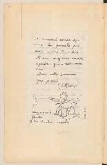 1 vue Fontanez, [Jules ?]. Lettre autographe signée à Henry Spiess.- Sans lieu, mai 1913 (fragment)