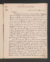 40 vues Réaumur. Copies de 7 lettres à Martin Folkes. - 1743