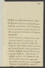 4 vues [Voltaire]. Lettre autographe, signée d'une initiale, [à Jacob Tronchin].- Sans lieu, [avril 1765]