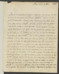 4 vues La Condamine, [Charles-Marie de]. Lettre autographe signée [à Théodore Tronchin].- Paris, 14 décembre 1758