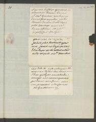 2 vues [Voltaire]. Billet autographe non signé, au dos d'une carte à jouer, à [François Tronchin].- [Début juillet 1756]