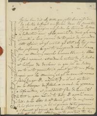 4 vues [Labat, Jean-Louis]. Lettre autographe non signée à [François] Tronchin.- [Peu après le 10 février 1755]
