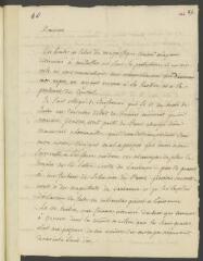 4 vues [Voltaire]. Copie contemporaine non autographe d’une lettre [au premier syndic de la République de Genève Jean-Louis Chouet].- [2 août 1755]