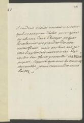 4 vues V[oltaire]. Billet autographe, signé d’une initiale, [à François Tronchin].- [4 août 1755]