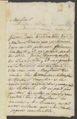 4 vues  - Cramer, [Philibert]. Lettre autographe signée à [François] Tronchin, \'rue St-Antoine au Bourg-de-Four, à Genève\'.- Prangins, mardi [31 décembre 1754] (ouvre la visionneuse)