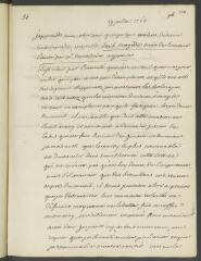 4 vues  - [Voltaire]. Lettre autographe non signée [à François Tronchin].- 19 juillet [1764] (ouvre la visionneuse)