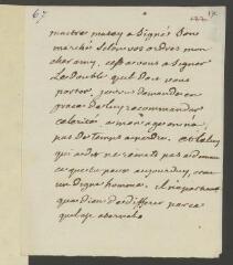 4 vues [Voltaire]. Billet autographe non signé à [François] Tronchin.- [Fin septembre ou début octobre 1759]