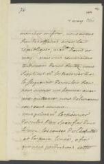 4 vues V[oltaire]. Lettre autographe, signée d'une initiale, [à Francois Tronchin].- 7 mai [1760]
