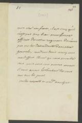 4 vues [Voltaire]. Lettre autographe non signée à [François] Tronchin, à Genève.- [Fin décembre 1760]