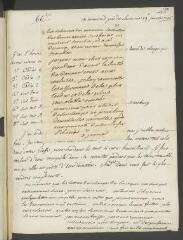 5 vues [Voltaire]. Lettre non autographe, non signée, le dernier alinéa autographe, [à Jean-Robert Tronchin].- Montriond près de Lausanne, 19 janvier 1756
