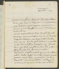 4 vues Voltaire. Lettre autographe signée [à Jean-Robert Tronchin].- Prangins, 29 décembre 1754